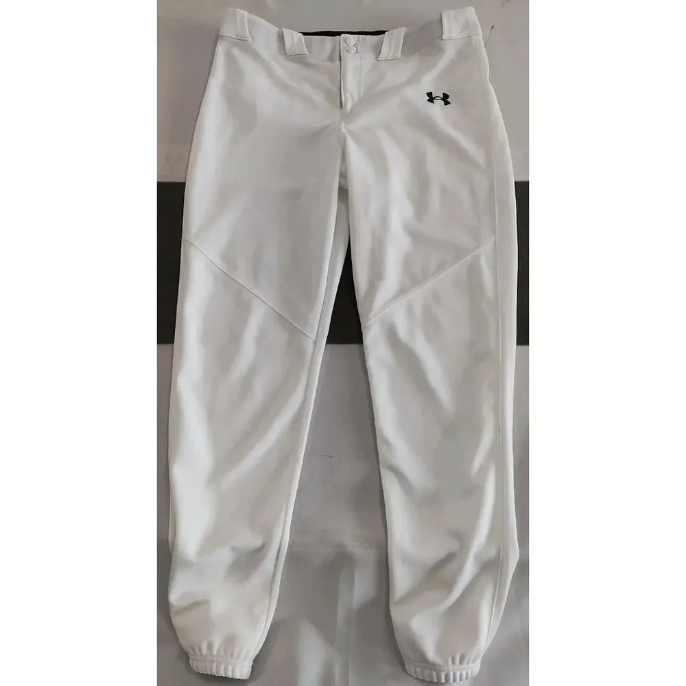 Under Armour Utility Tapered Fit Youth XL Boys White Baseball Pants